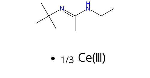 Tris(N,N -diisopropyl-2-dimethylamido-guanidinato) cerium(III) Chemical Structure